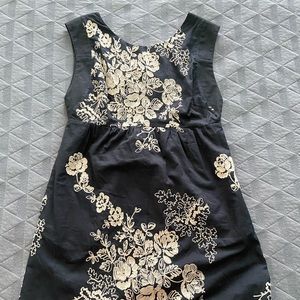 jcrew embroidered midi sun dress